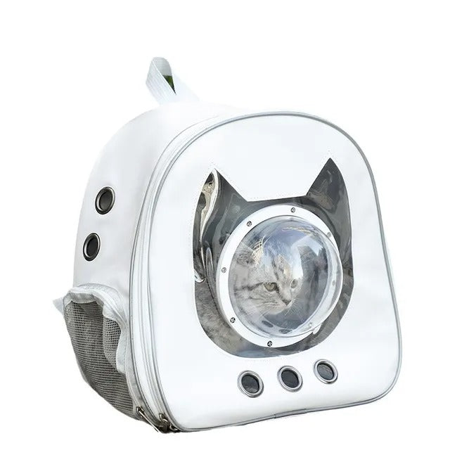 Space Capsule Pet Backpack 360° View/Breathable Mesh/Safety Strap Cat Carrier/Dog Carrier Transparent Bubble
