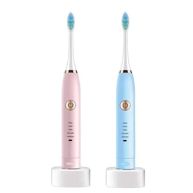 Toothbrush Pet Electric Dog Electric Toothbrush Replacement with Brush Head Tool Rechargeable Dog Cleaning Teeth Cat USB