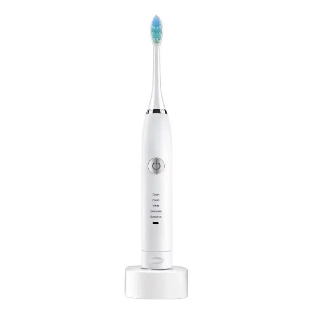 Toothbrush Pet Electric Dog Electric Toothbrush Replacement with Brush Head Tool Rechargeable Dog Cleaning Teeth Cat USB