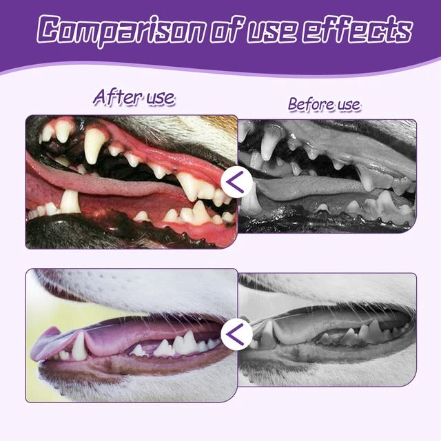 Dog Cat Toothbrush Set Soft Silicone Pet Tongue Teeth Cleaning Multiangle Puppy and Kitten Oral Care Pet Dental Health Supplies