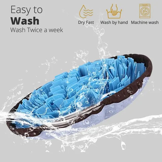 Dog Sniffing Mat Adjustable Waterproof Dog Food Mat Cushion Pet Puzzle Toy Sniffing Training Pad Activity Blanket Feeding Mat