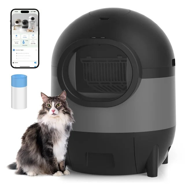 Self-Cleaning Automatic Cat Litter Box Smart Cat Toilet Odor-Free Self-Defendable Cat Sandbox Cat Product